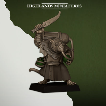 28mm Sewer Poison Porters - Sewer Vermin