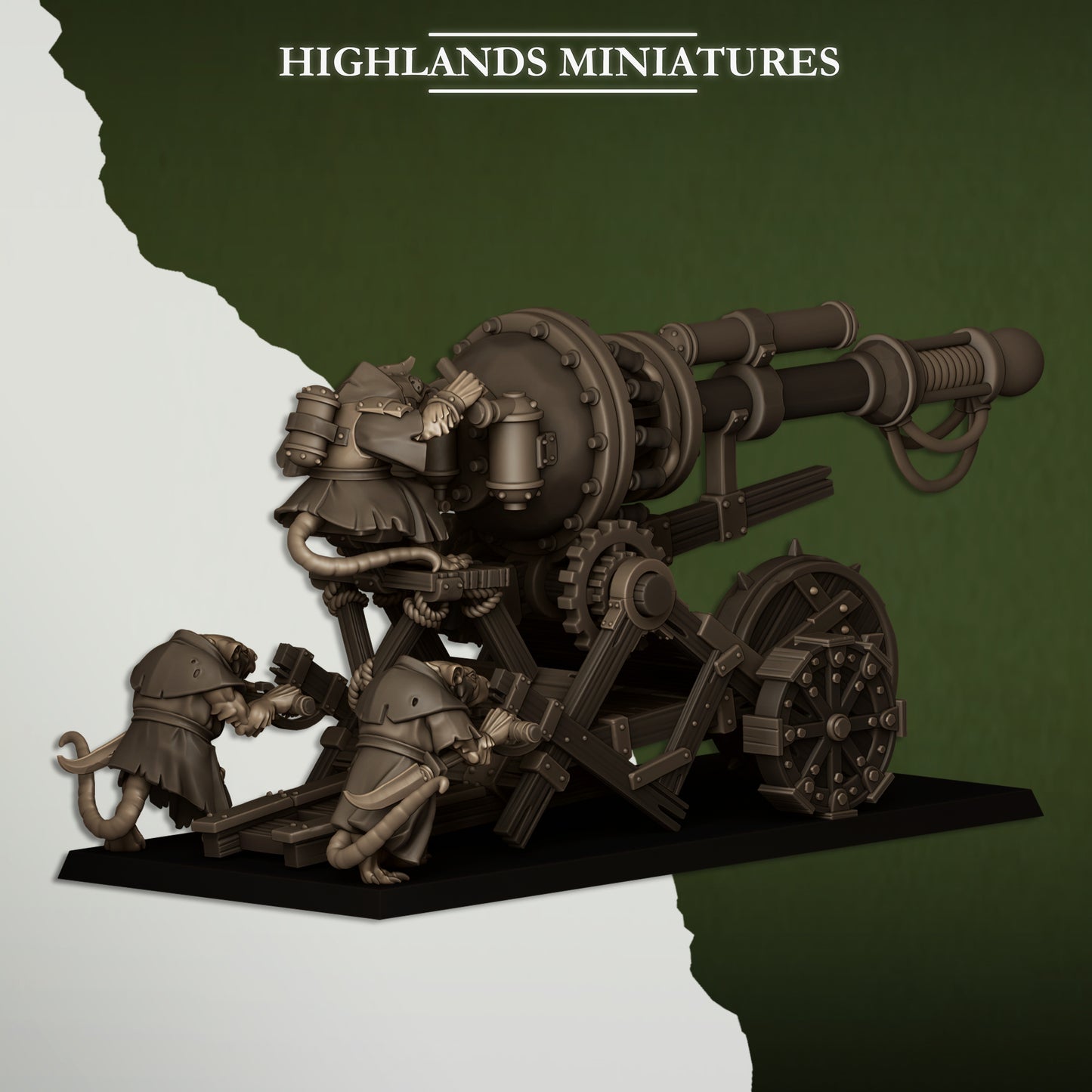 28mm Vermin Cannon - Sewer Vermin
