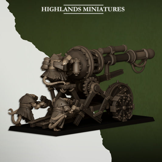 28mm Vermin Cannon - Sewer Vermin
