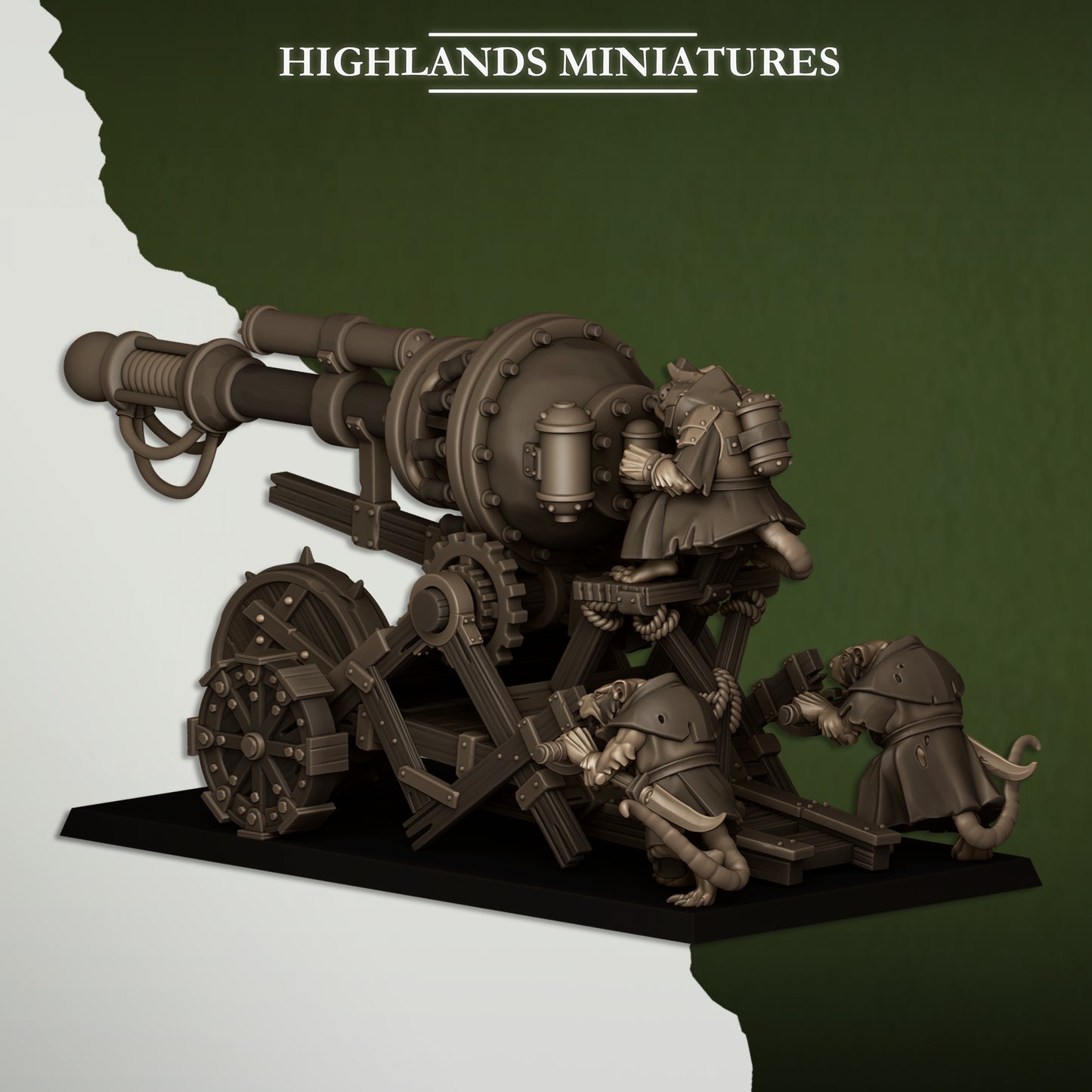 28mm Vermin Cannon - Sewer Vermin
