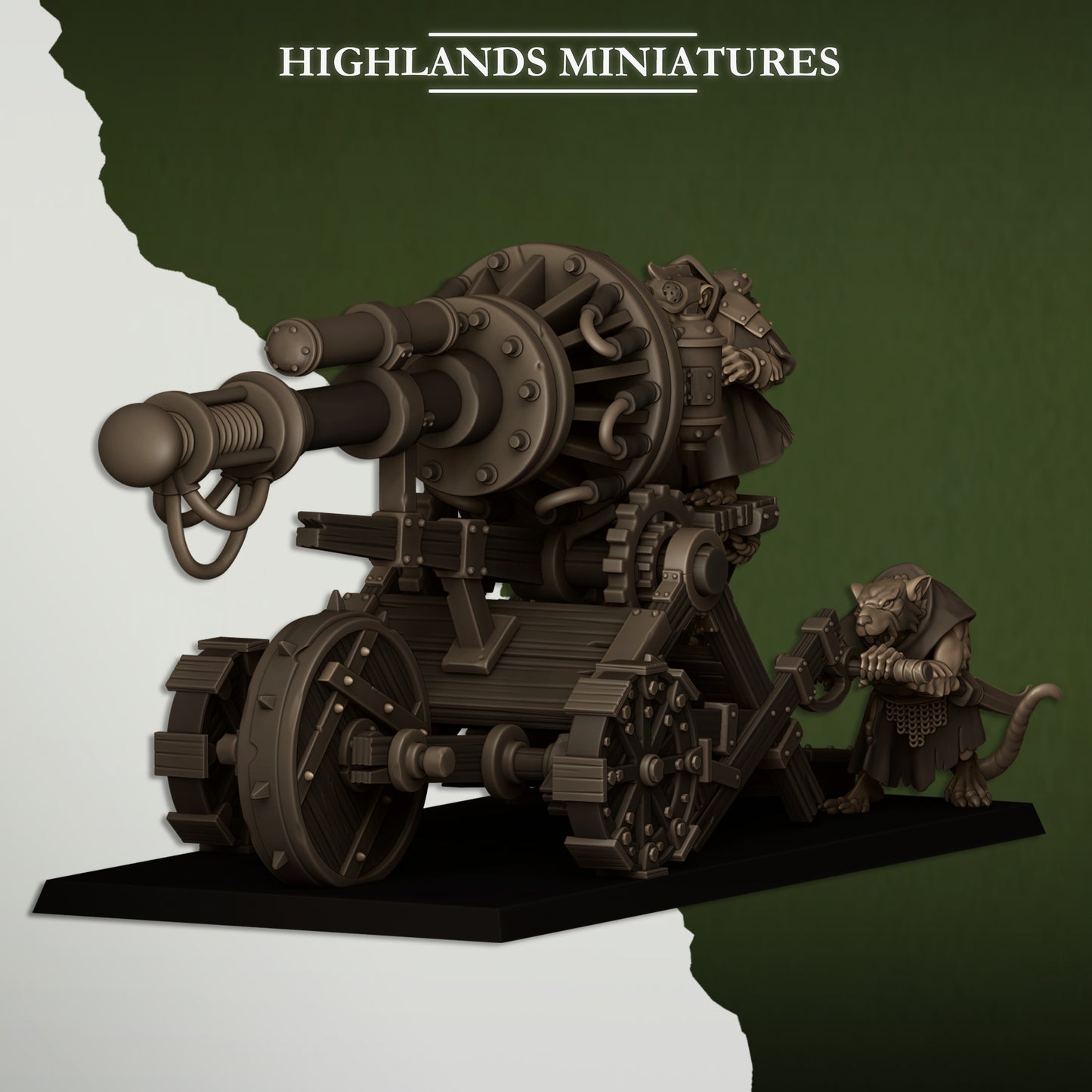 28mm Vermin Cannon - Sewer Vermin