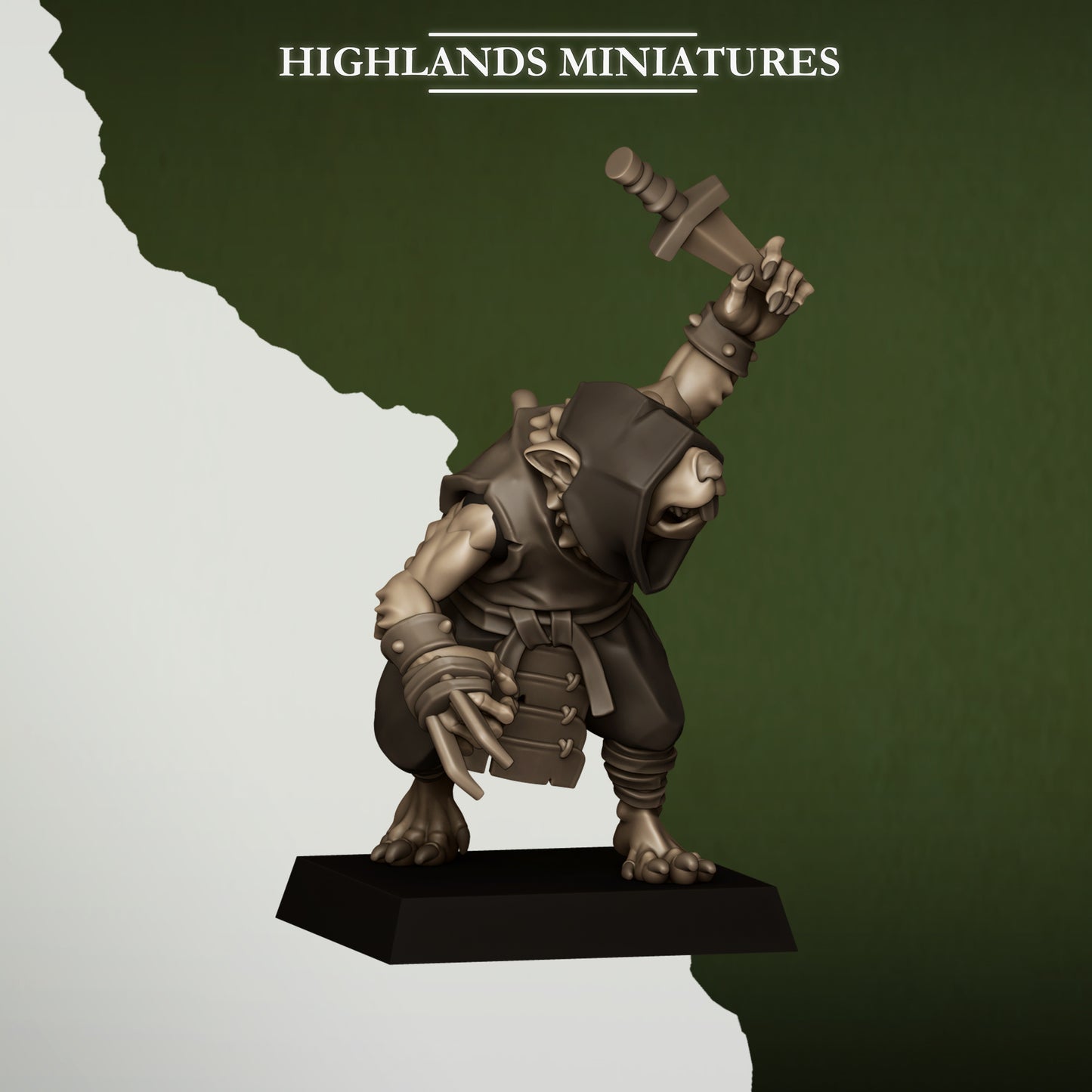 28mm Vermin Thugs - Sewer Vermin
