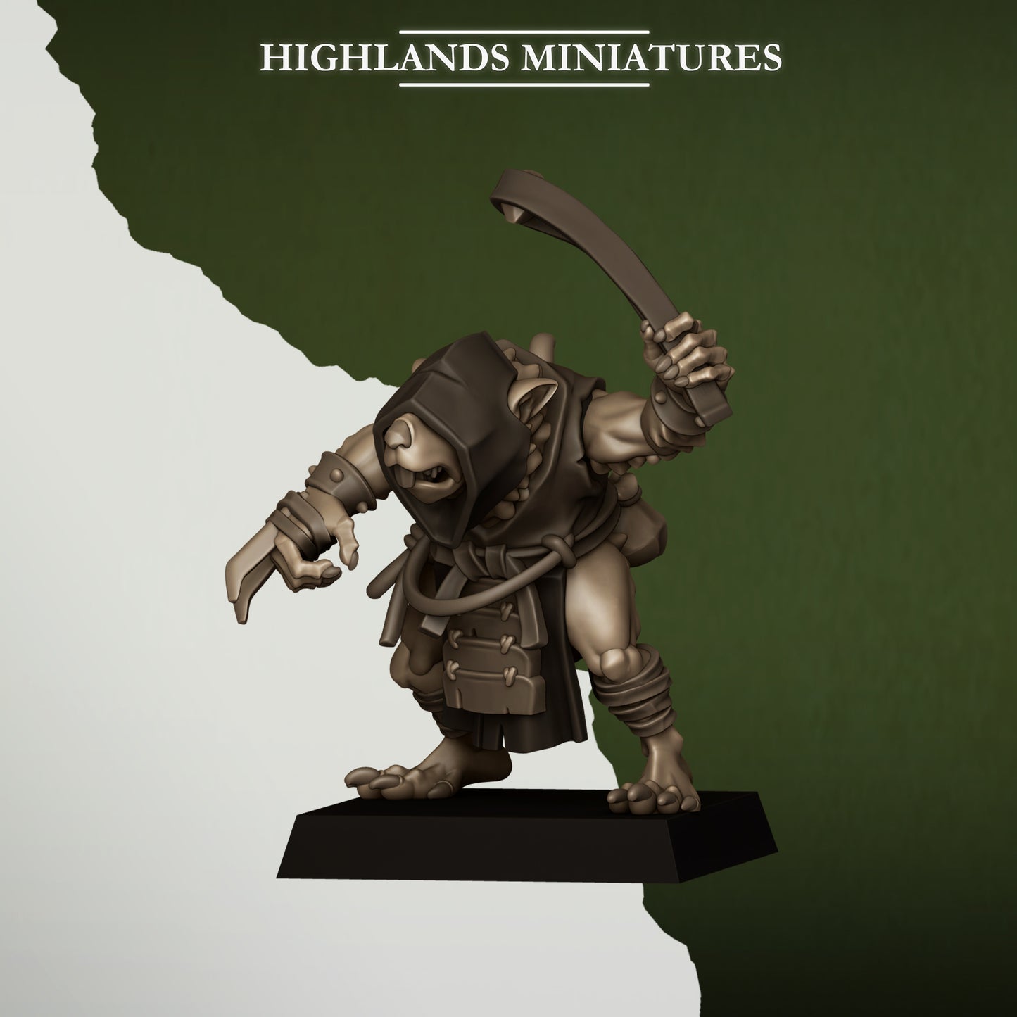 28mm Vermin Thugs - Sewer Vermin
