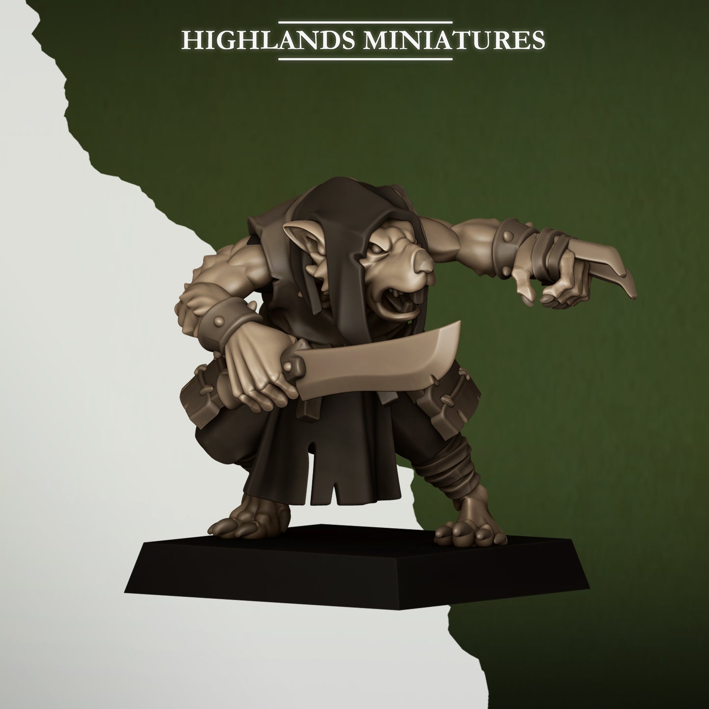 28mm Vermin Thugs - Sewer Vermin