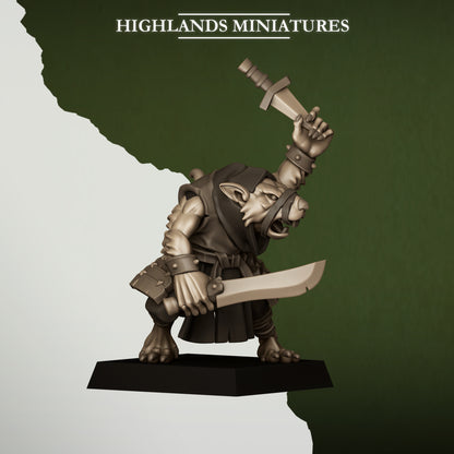 28mm Vermin Thugs - Sewer Vermin