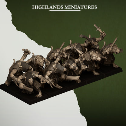28mm Vermin Thugs - Sewer Vermin
