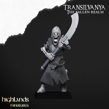 28mm Skeletal Guard with Great Weapons - Transilvanya