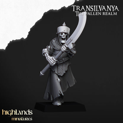 28mm Skeletal Guard with Great Weapons - Transilvanya