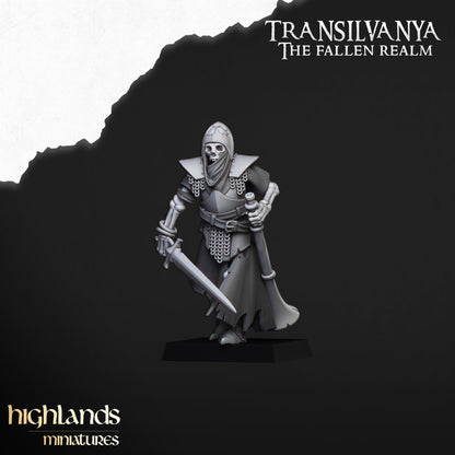 28mm Skeletal Guard with Great Weapons - Transilvanya