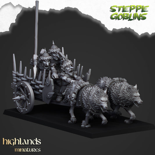 28mm Steppe Goblin Chariot - Orc & Goblin Tribes