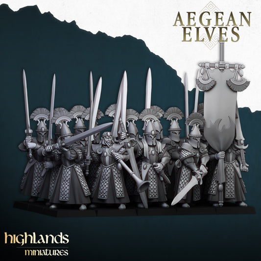 28mm Swords of Messara - Aegean Elves