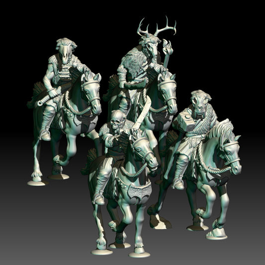 28mm Hillmen Cavalry