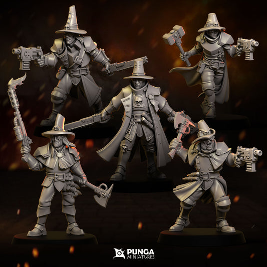 28mm Sci-FI Witch Hunters