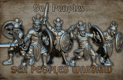 28mm Sea Peoples Warband