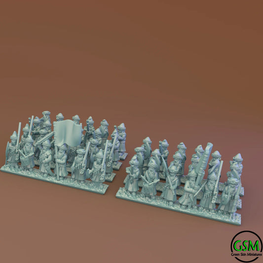 Kislev - 10mm Red Guard Regiment