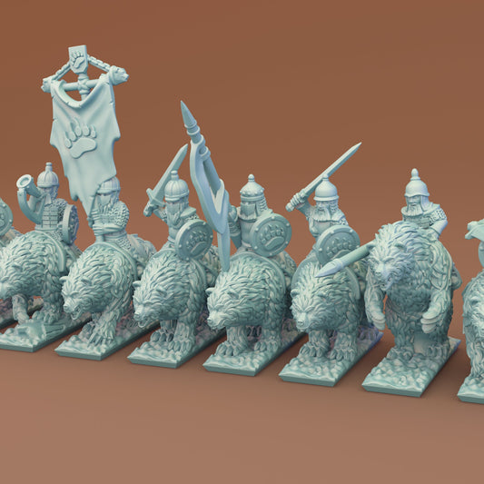Kislev - 10mm Bear Cavalry Regiment