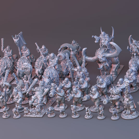 10mm Ogre Tribes Starter Army