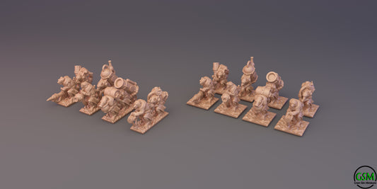 Under Empire Ratmen - 10mm Weapon Regiments