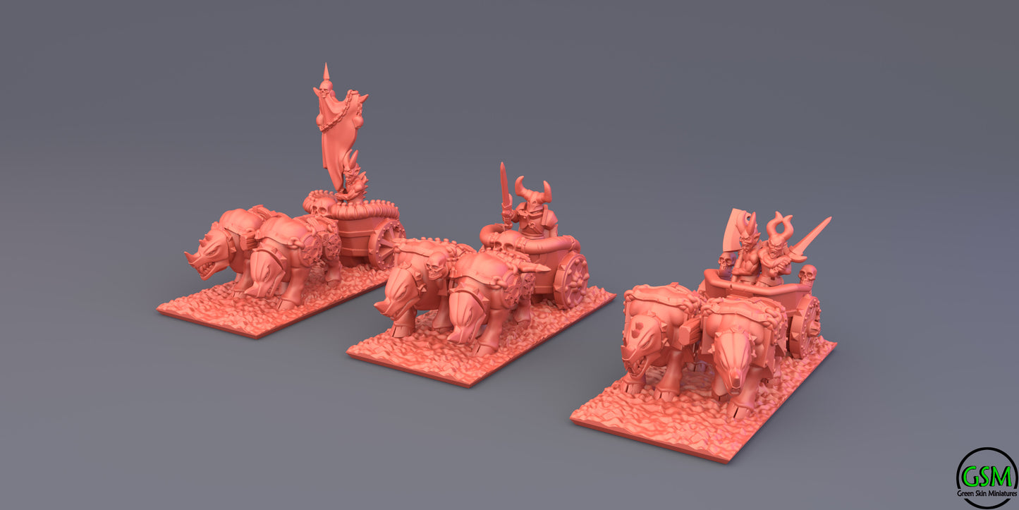 Daemons - 10mm Blood Chariots