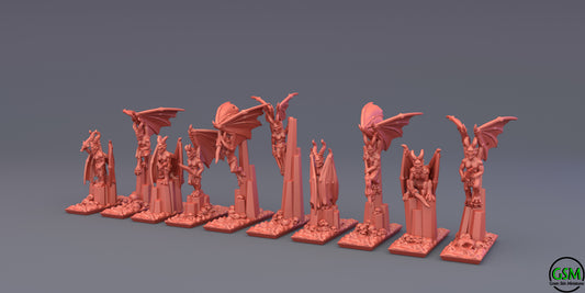 Daemons - 10mm Red Flyers