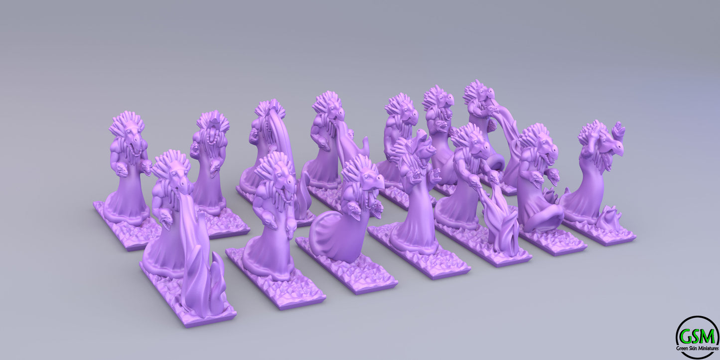Daemons - 10mm Demonic Hounds
