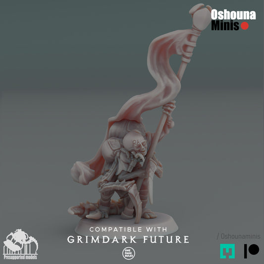28mm Crab Cult - Standard Bearer