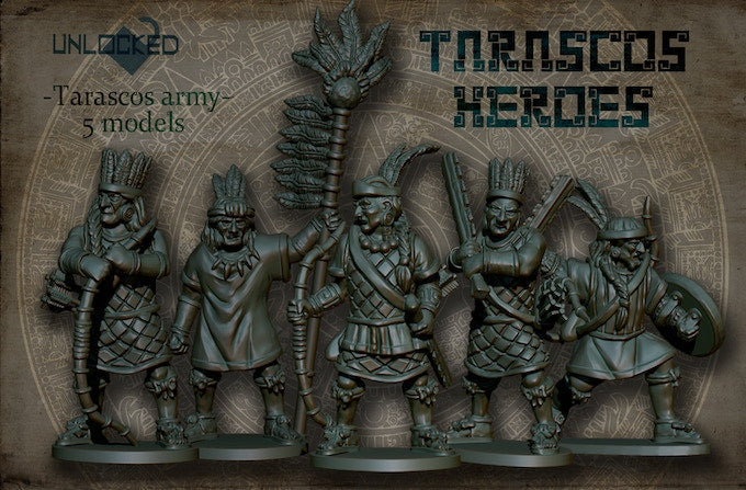28mm Tarascos Heroes