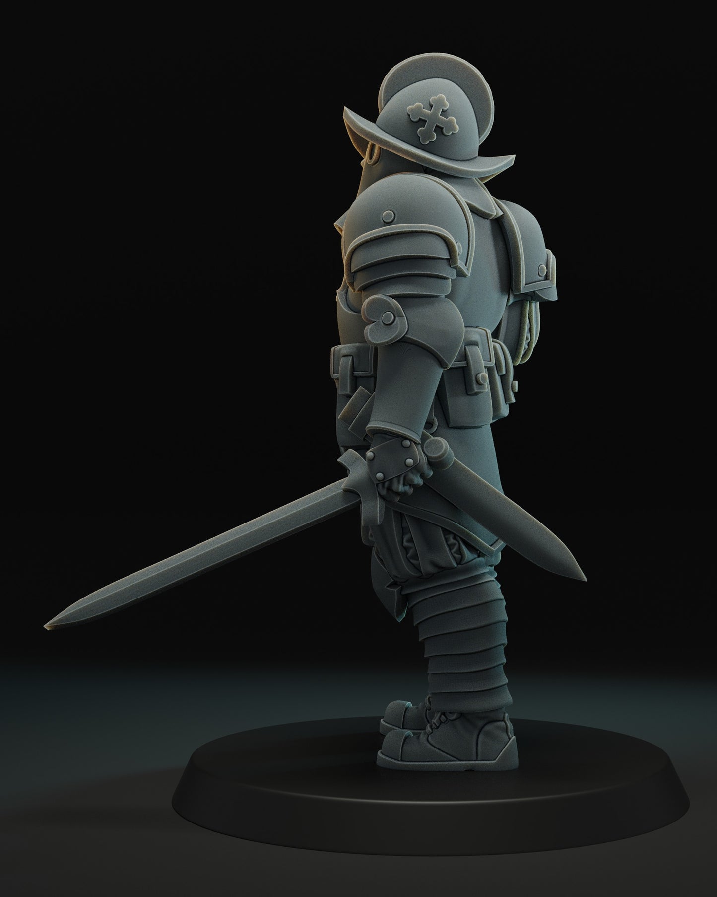 Trench Crusade - Papal troop with revolver