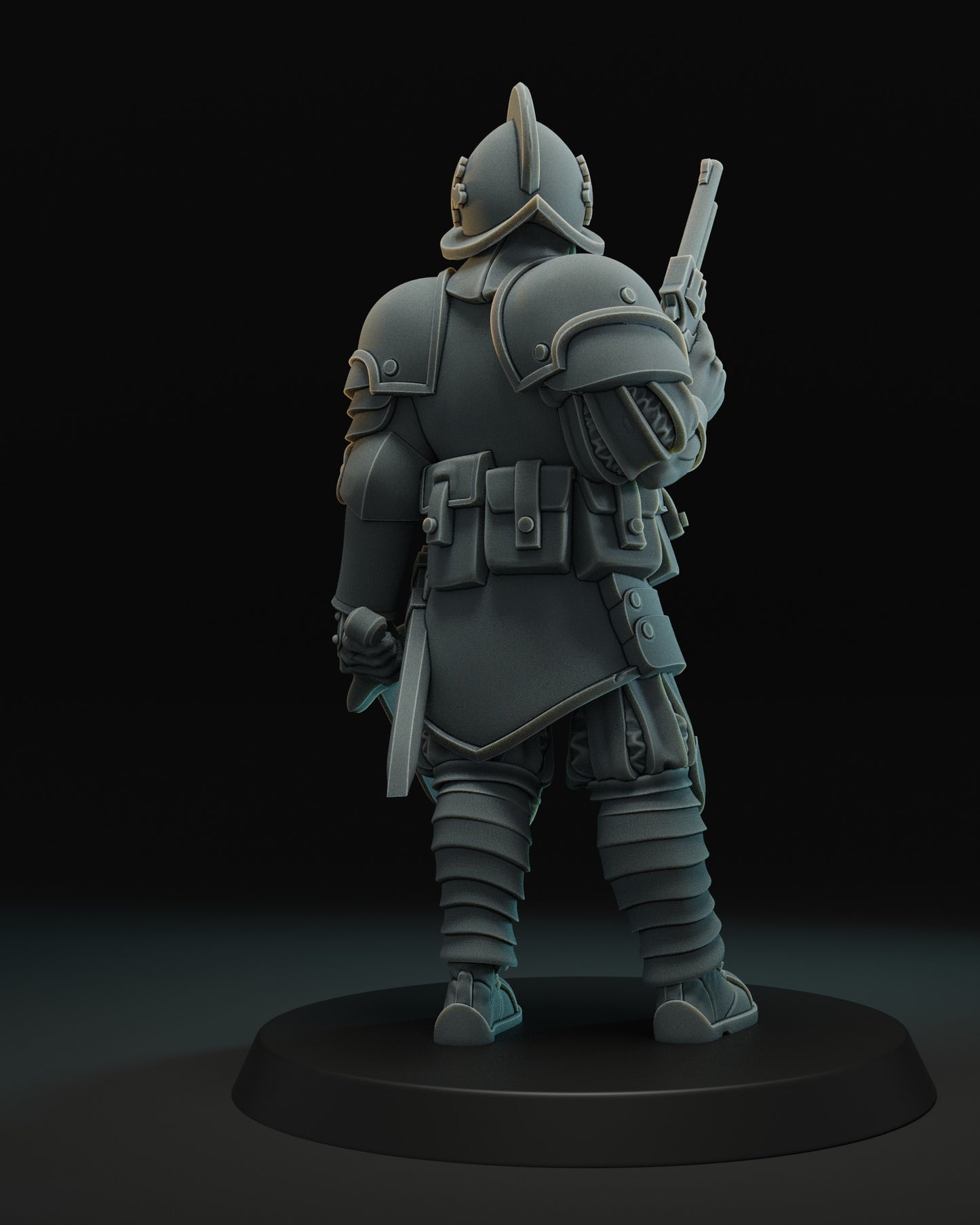 Trench Crusade - Papal troop with revolver