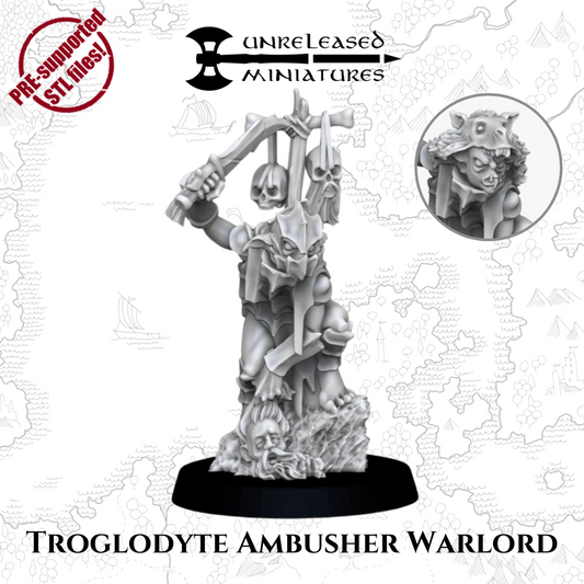 28mm Troglodyte Ambusher Warlord