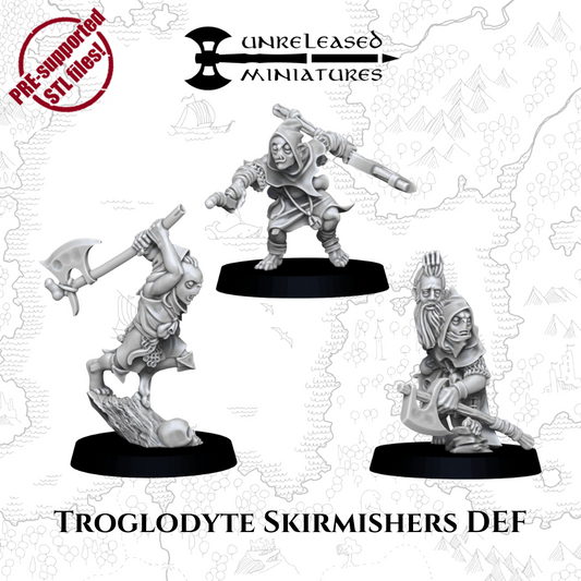 28mm Troglodyte Skirmisher DEF