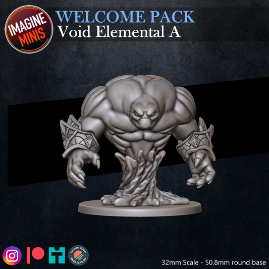 Role-Playing Miniatures - Void Elemental A