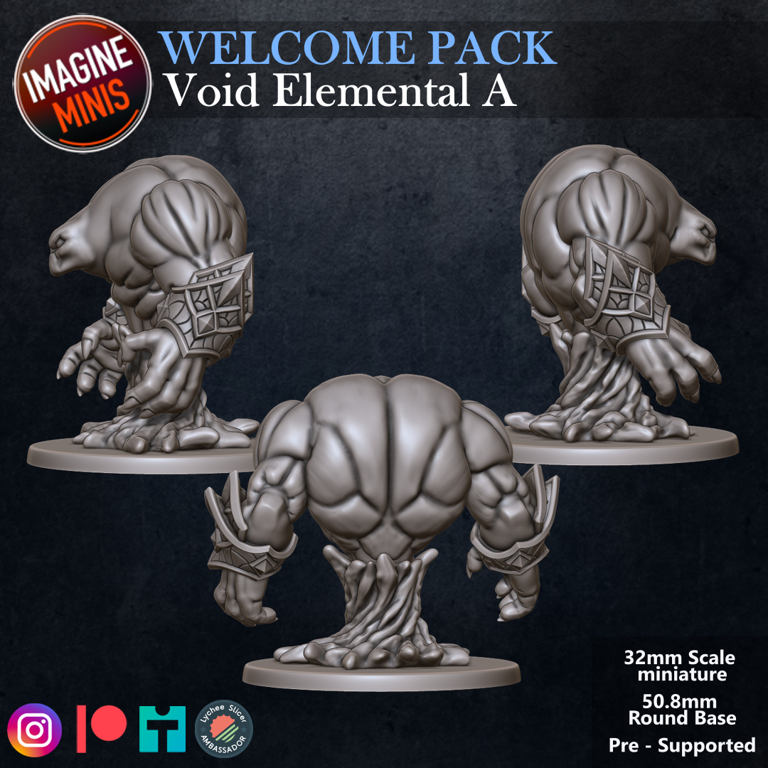 Role-Playing Miniatures - Void Elemental A