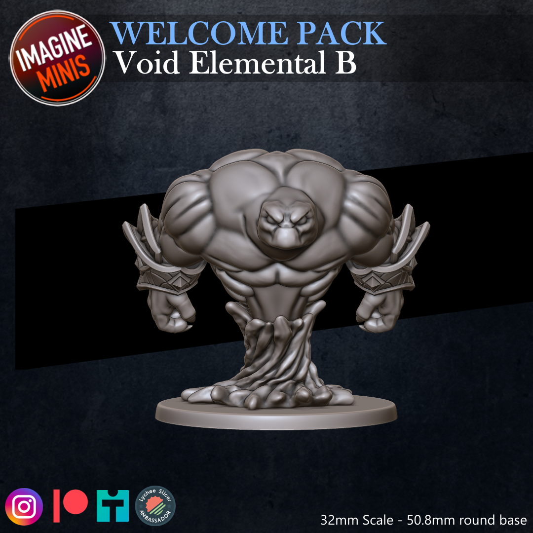 Role-Playing Miniatures - Void Elemental B