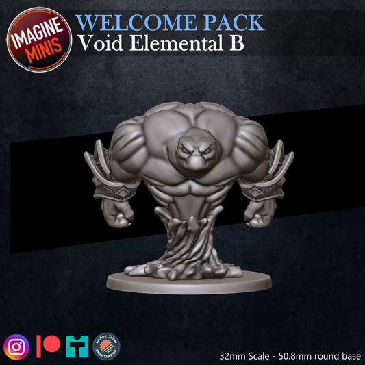 Role-Playing Miniatures - Void Elemental B