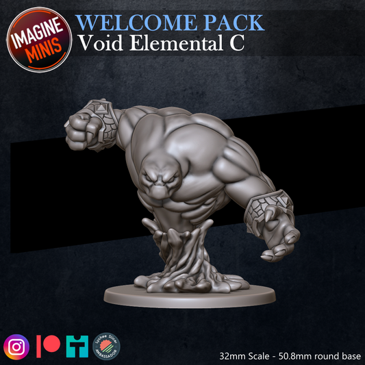 Role-Playing Miniatures - Void Elemental C
