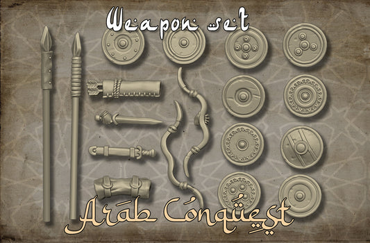 28mm Arab Weapon Set