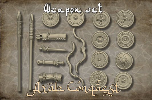 15mm Arab Weapon Set