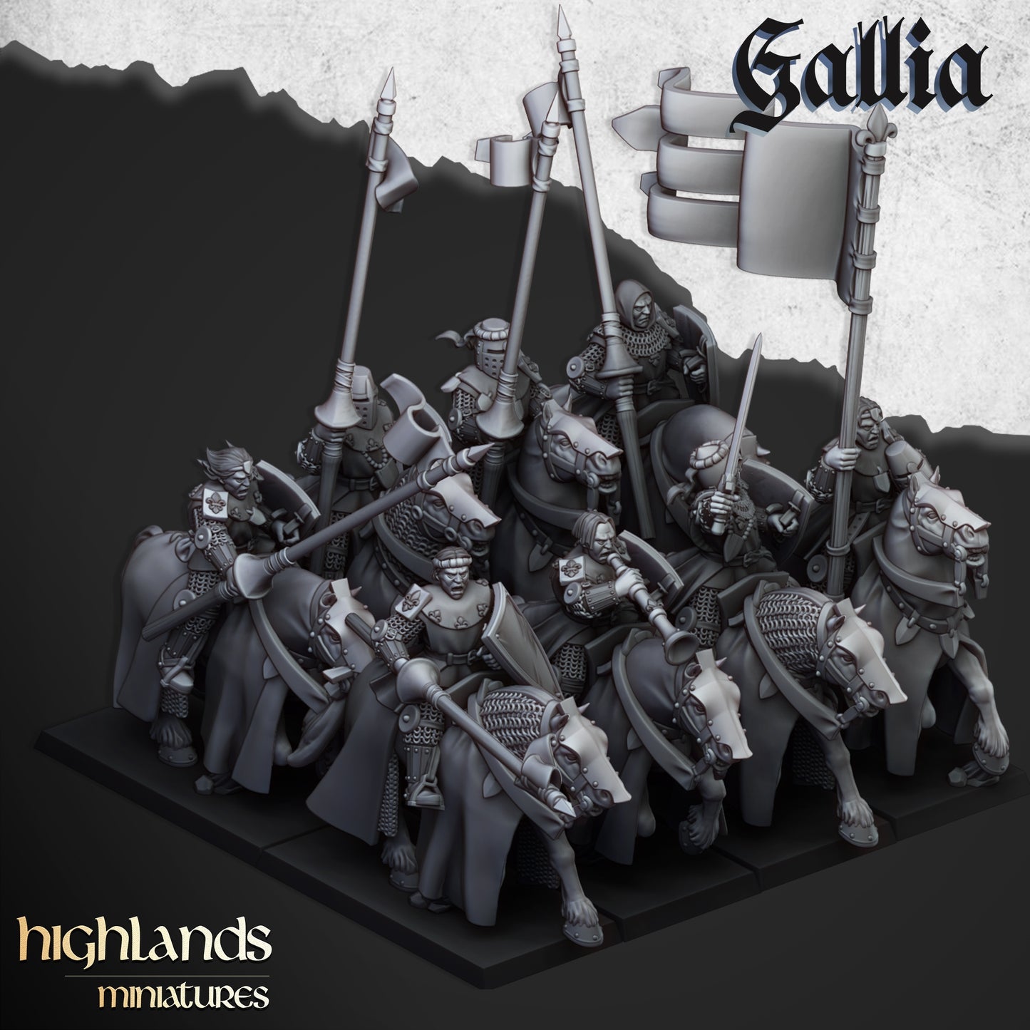 28mm Young Knights of Gallia - Gallia