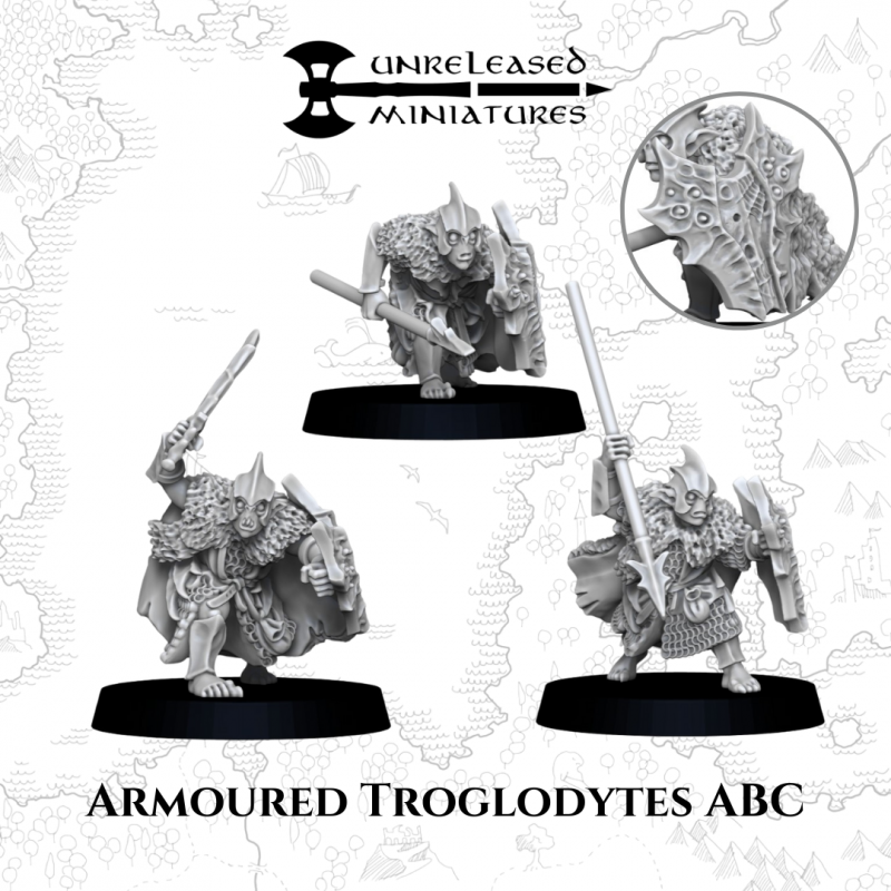 28mm Armoured Troglodytes ABC