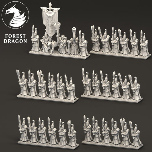Aurethil Court - 10mm Axe Infantry