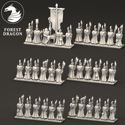 Aurethil Court - 10mm Axe Infantry