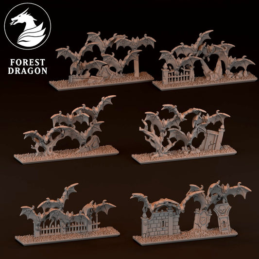 Vampire Lords - 10mm Bat Regiment