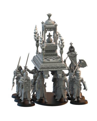 28mm Calix Wanderers With Blessed Shrine