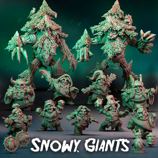 28mm Snowy Giants Team