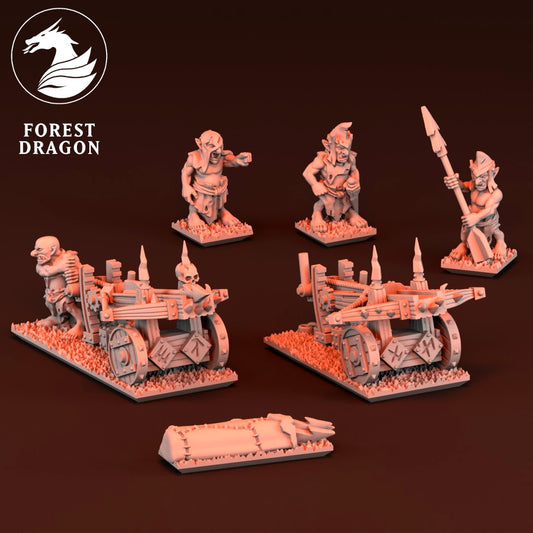 Dwarf Demonsmiths - 10mm Hobgoblin Bolt Thrower Regiment