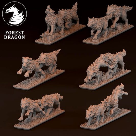 Vampire Lords - 10mm Dire Wolf Regiment