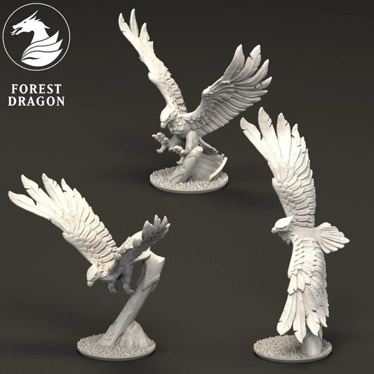 Aurethil Court - 10mm Eagles & Phoenixes