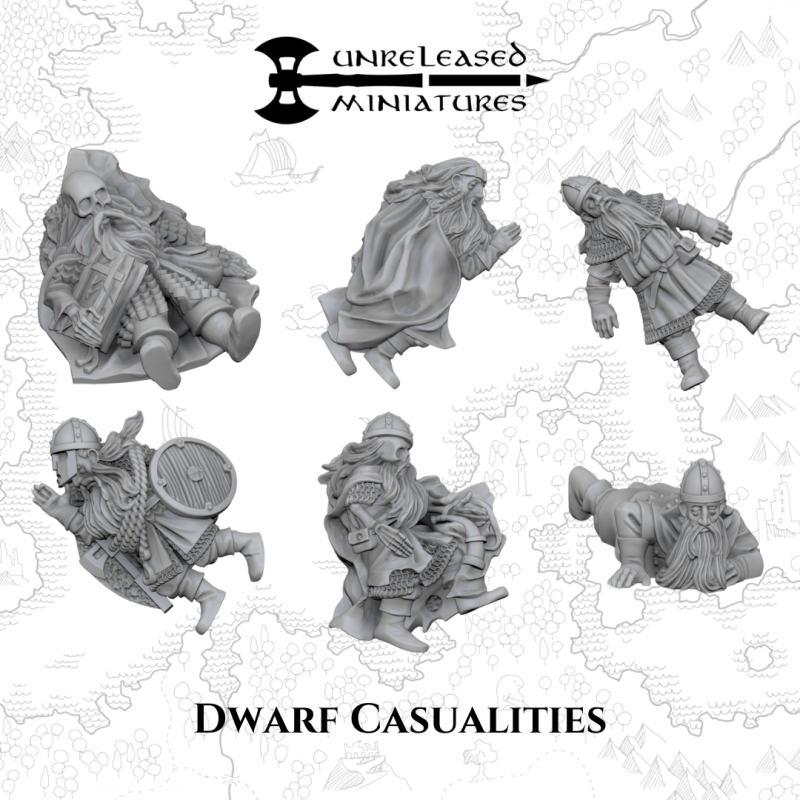 28mm Dwarf Casualties