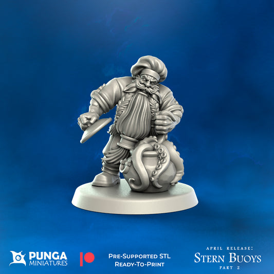 28mm Dwarf Food Seller